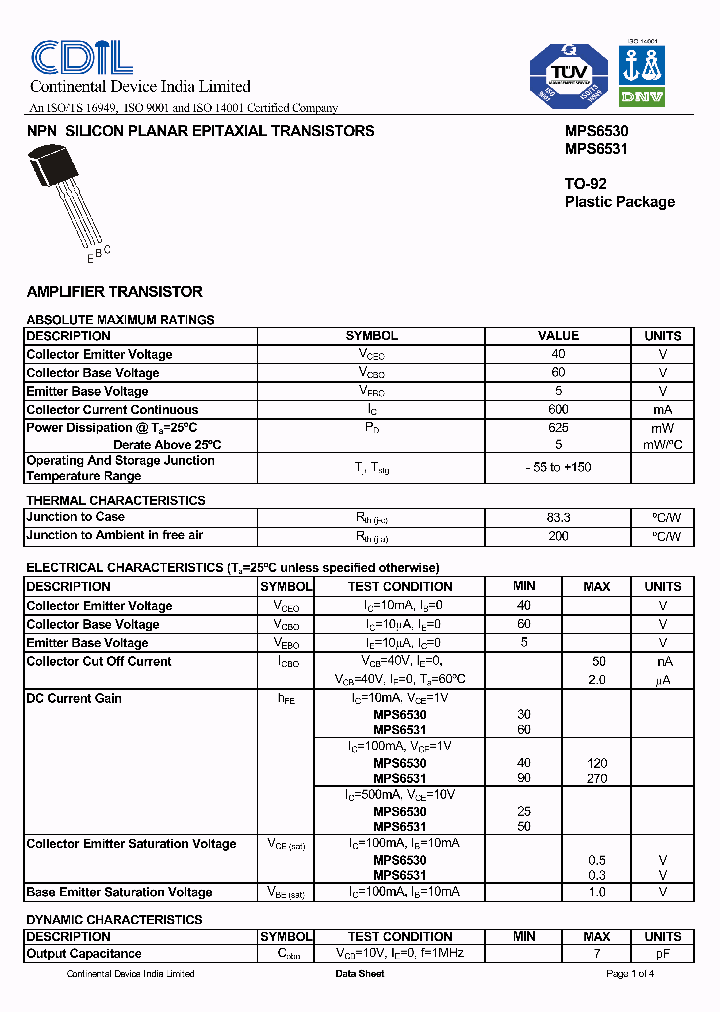 MPS6530_7858381.PDF Datasheet