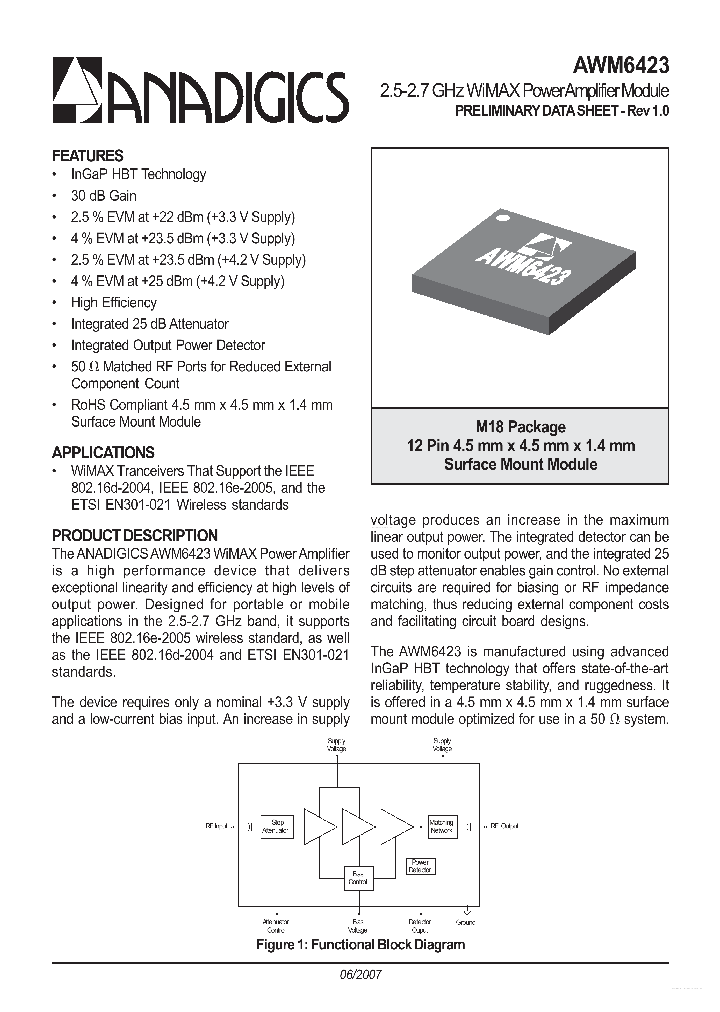 AWM6423_7771420.PDF Datasheet