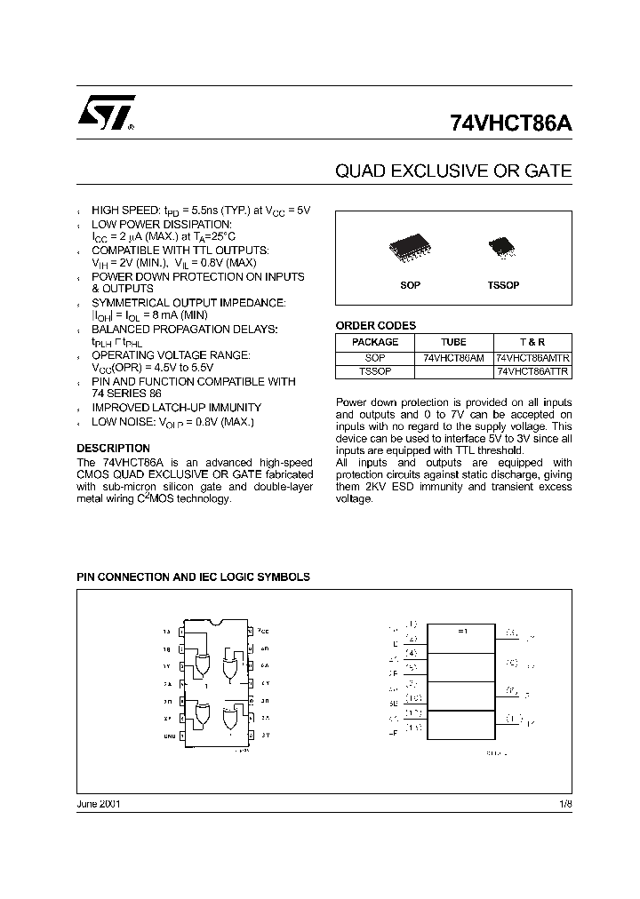 74VHCT86AMTR_7885266.PDF Datasheet