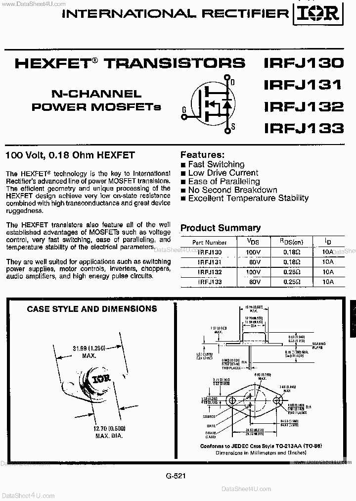 IRFJ131_7784290.PDF Datasheet