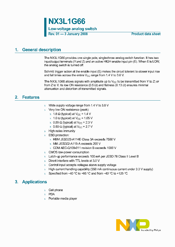 NX3L1G66GM_7920232.PDF Datasheet