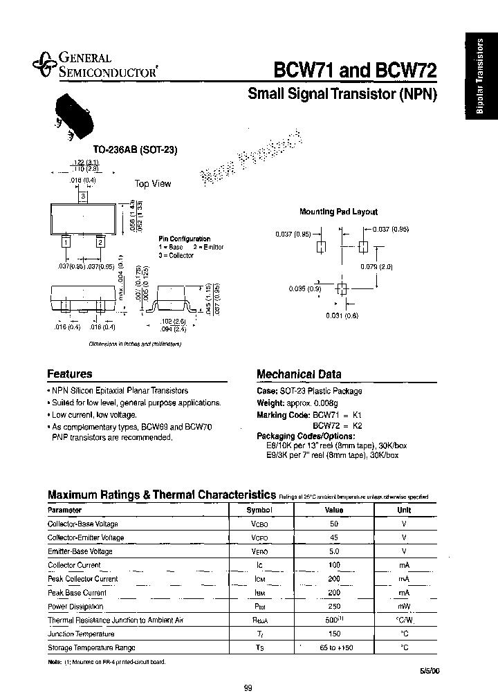 BCW71_8006284.PDF Datasheet