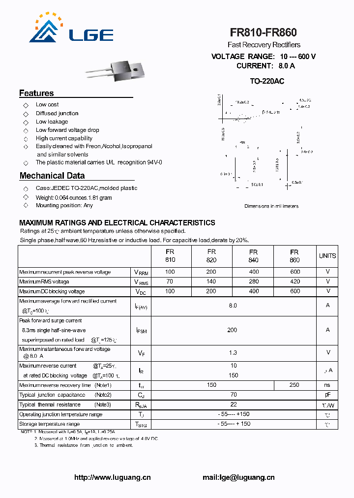 FR820_8010330.PDF Datasheet