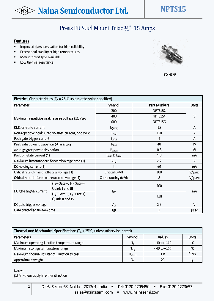 NPTS15_8053685.PDF Datasheet