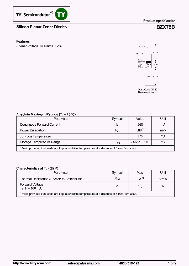 BZX79B20_8060808.PDF Datasheet