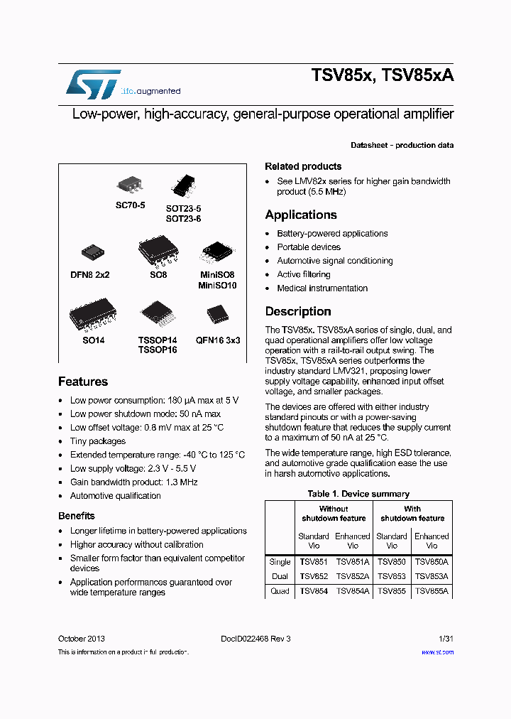 TSV854A_8114876.PDF Datasheet