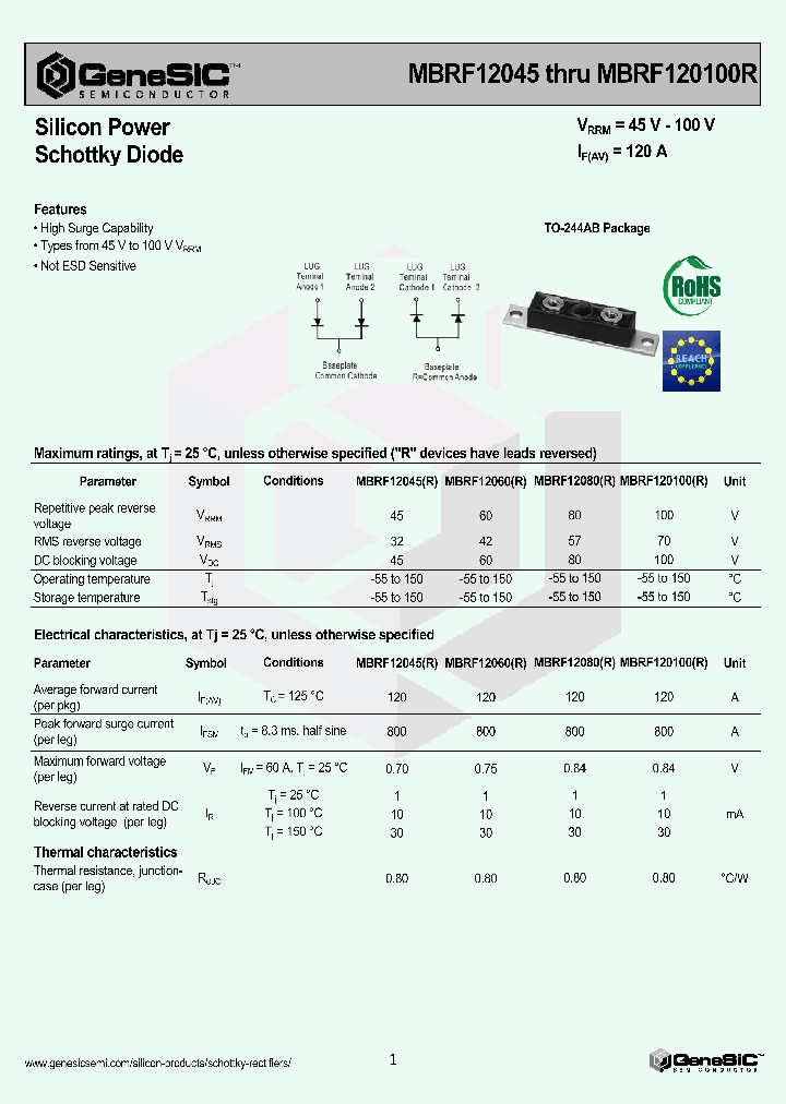 MBRF12045_8130718.PDF Datasheet