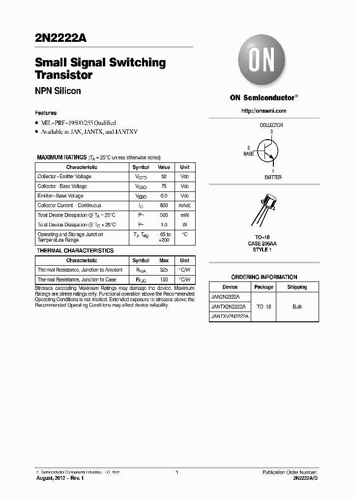 JANTXV2N2222A_8179589.PDF Datasheet