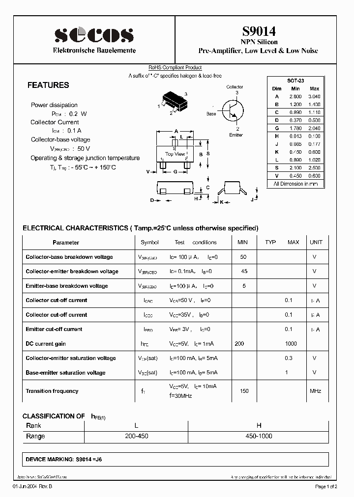 S9014_8221326.PDF Datasheet