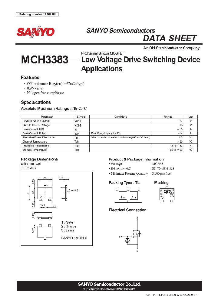 MCH3383_8234340.PDF Datasheet