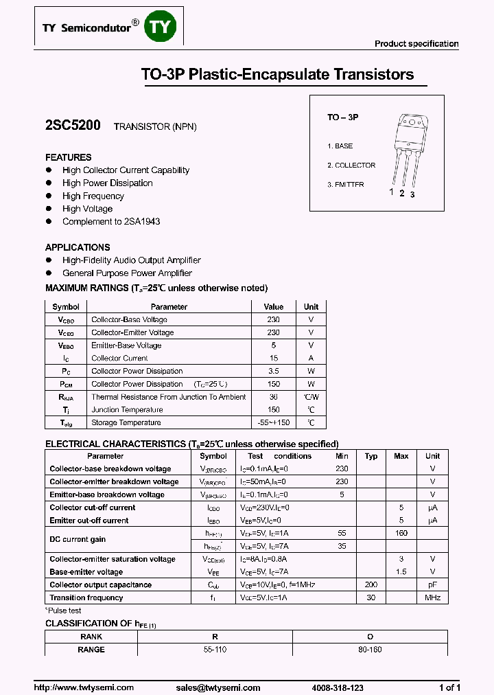 2SC5200_8246672.PDF Datasheet