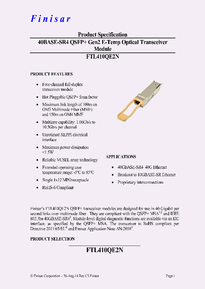 FTL410QE2N_8250165.PDF Datasheet