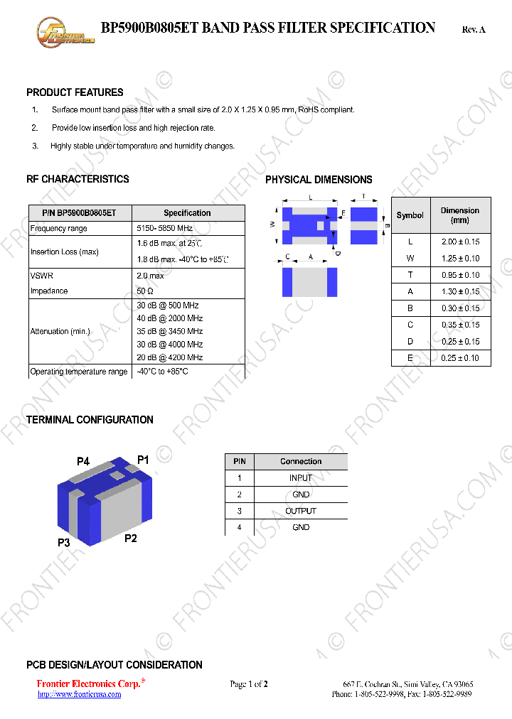 BP5900B0805ET_8254072.PDF Datasheet