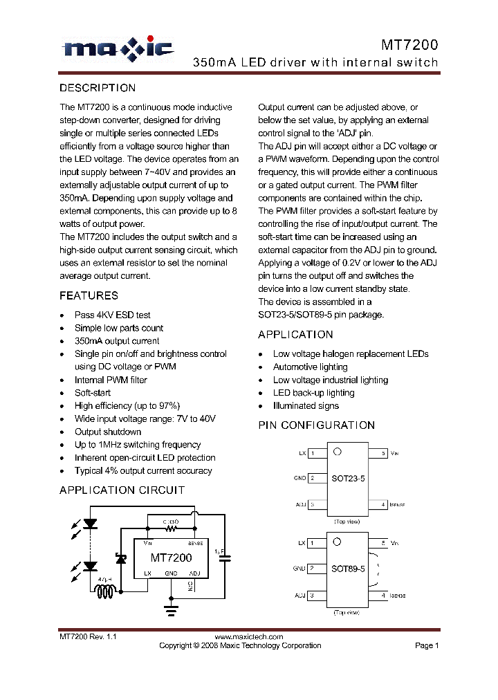 MT7200_7867690.PDF Datasheet