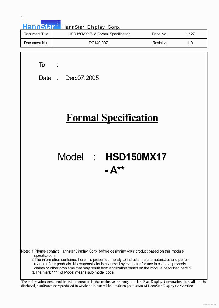 HSD150MX17-AXX_7892107.PDF Datasheet