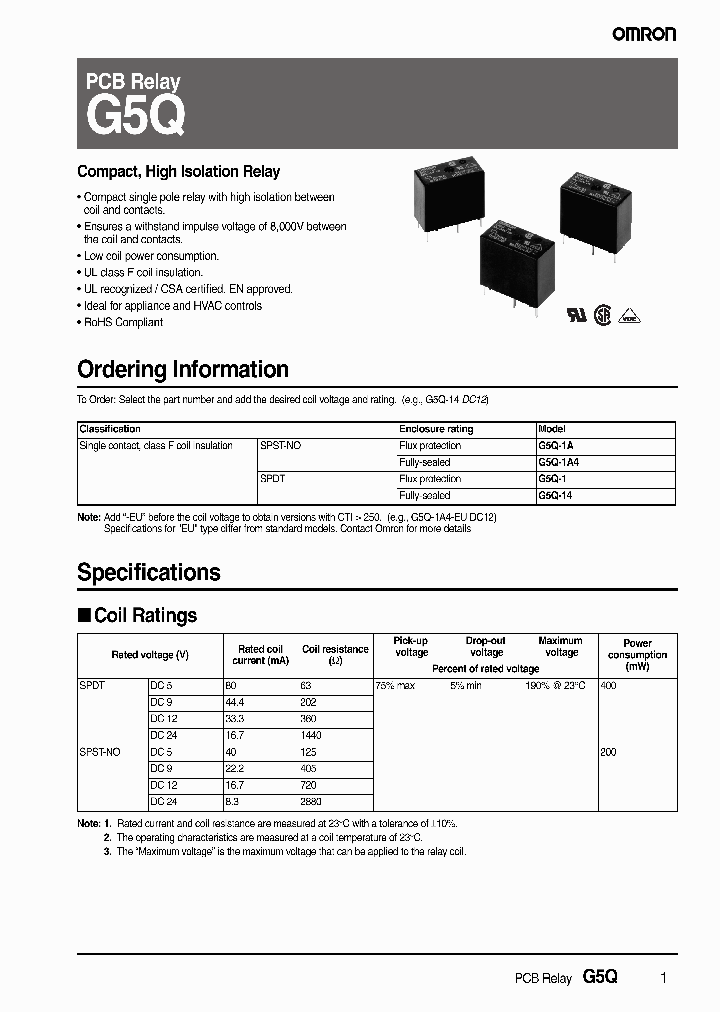 G5Q-14DC12_8302964.PDF Datasheet