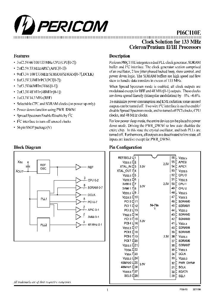 PI6C110EV_8316439.PDF Datasheet