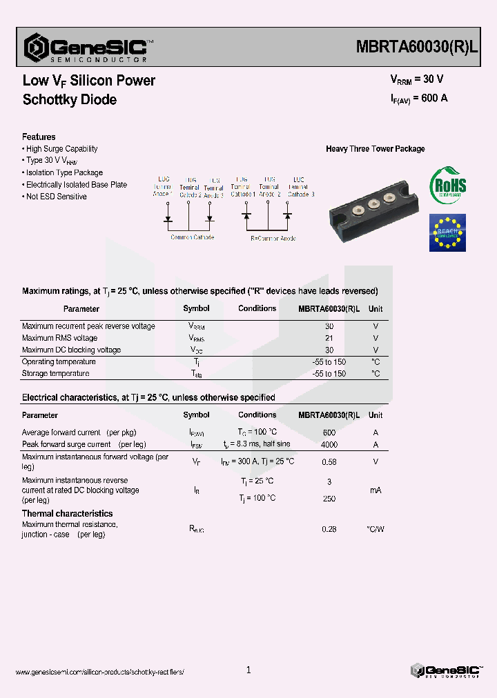 MBRTA60030L_8365560.PDF Datasheet