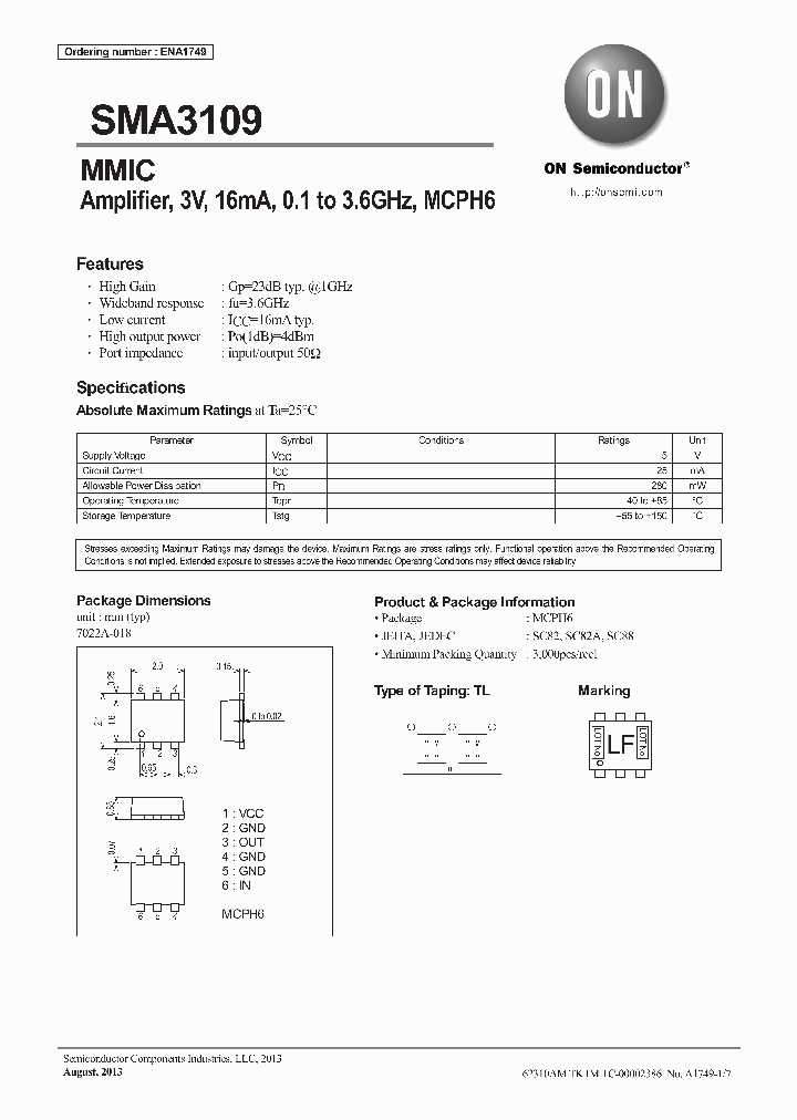 SMA3109_8365716.PDF Datasheet