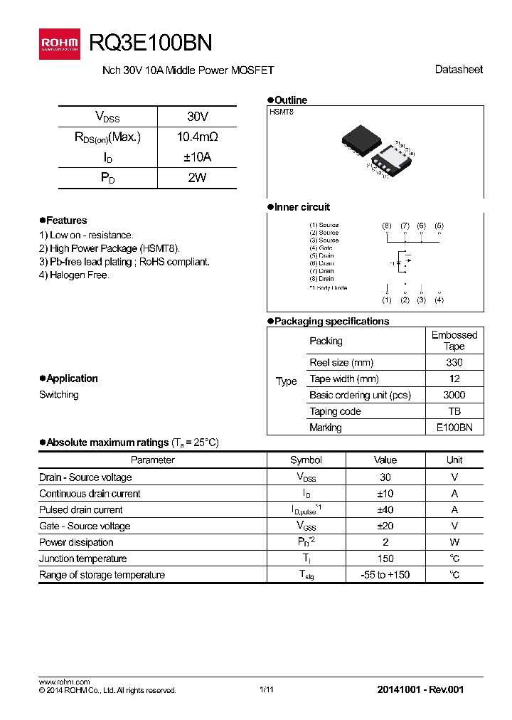 RQ3E100BN_8369509.PDF Datasheet