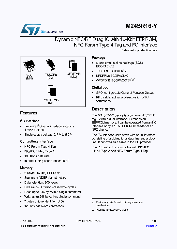 M24SR16-YMC6T2_8416176.PDF Datasheet