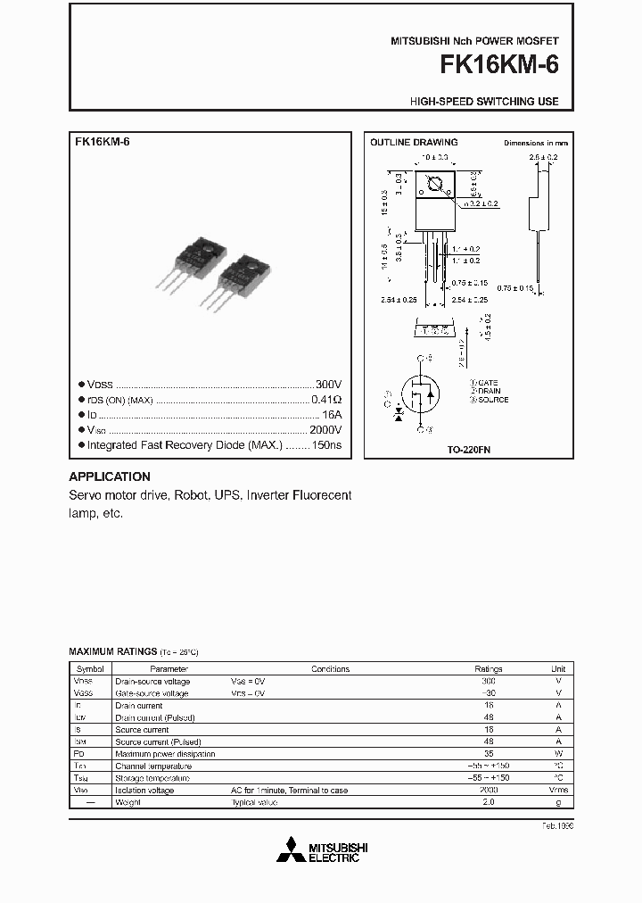 FK16KM-6_8426787.PDF Datasheet