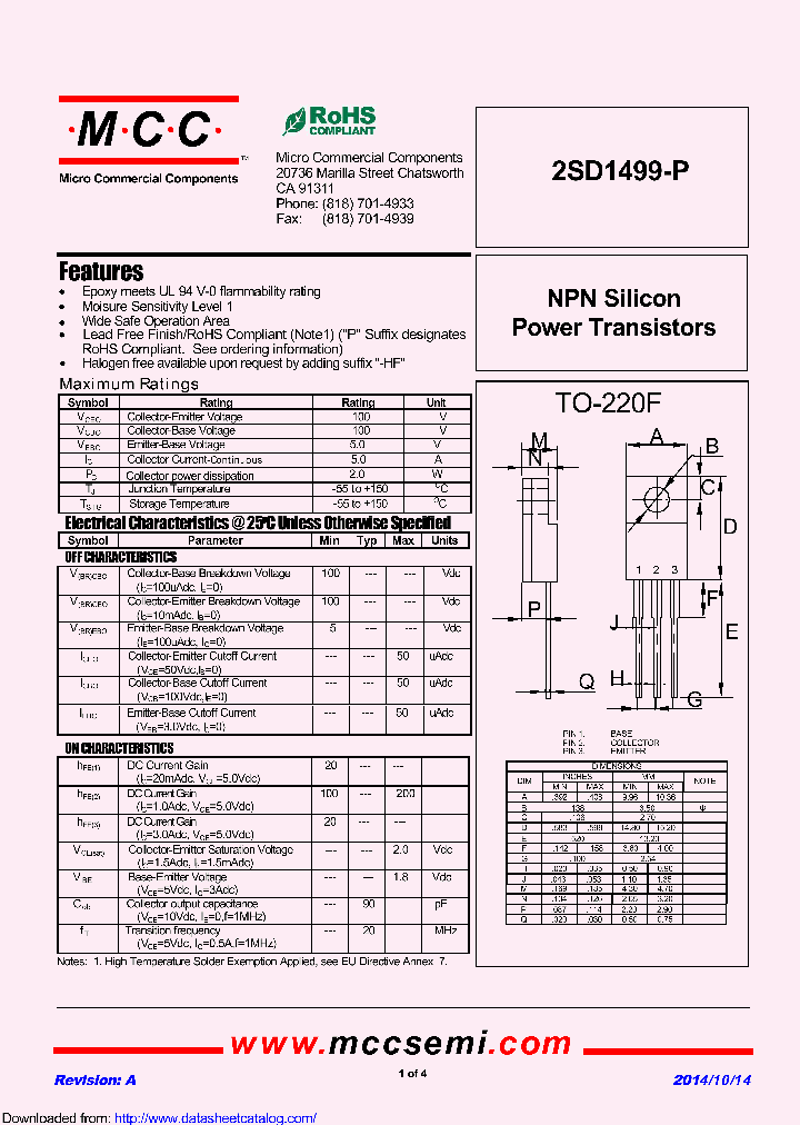 2SD1499-P_8472783.PDF Datasheet