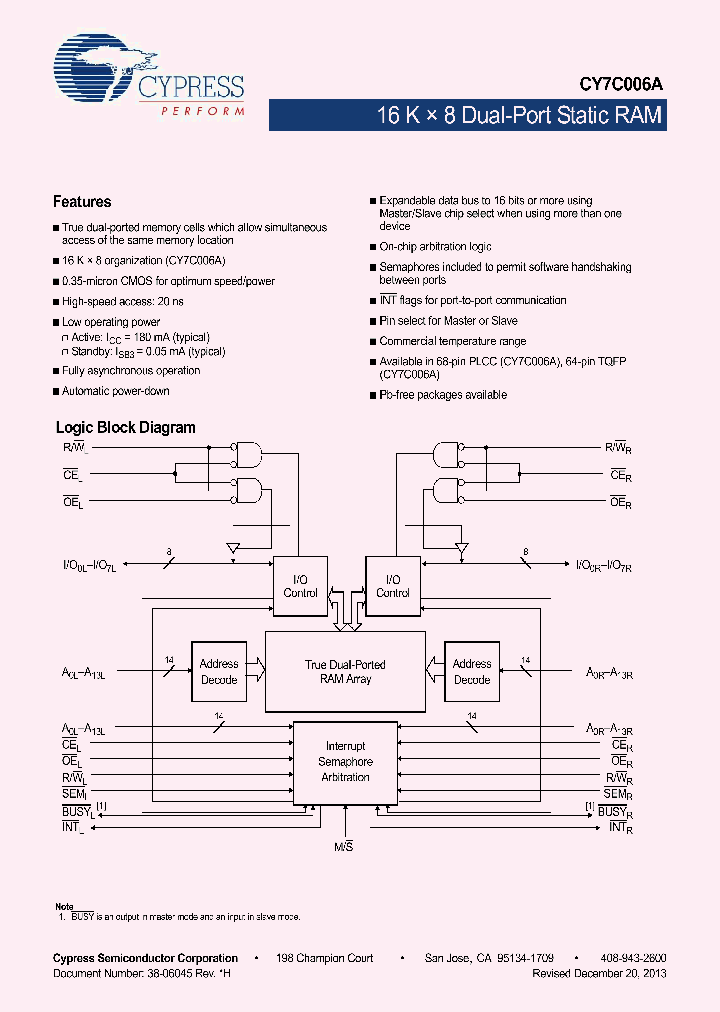 CY7C006A-20AXI_8479312.PDF Datasheet