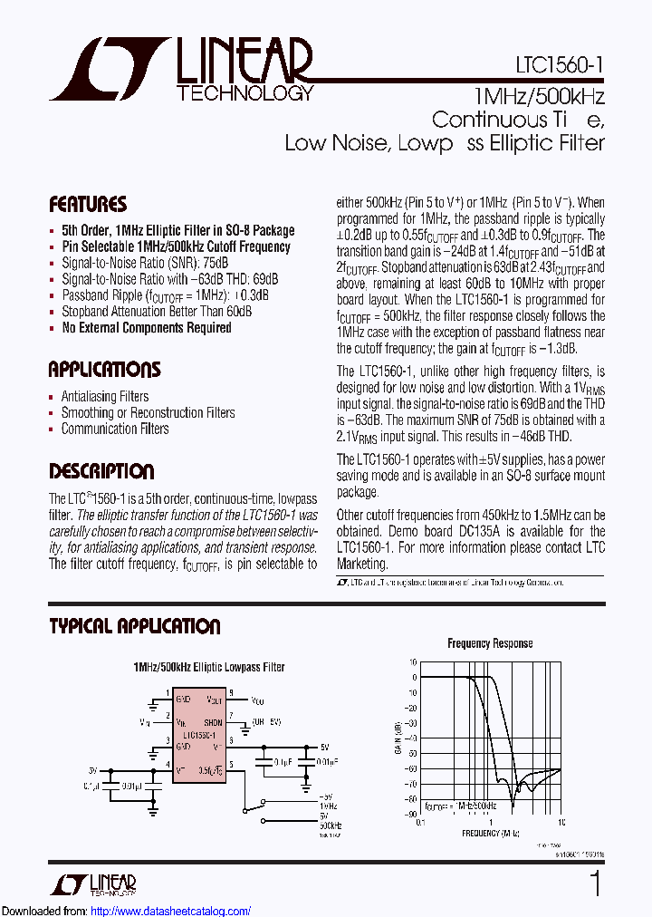 LTC1560-1IS8PBF_8506692.PDF Datasheet