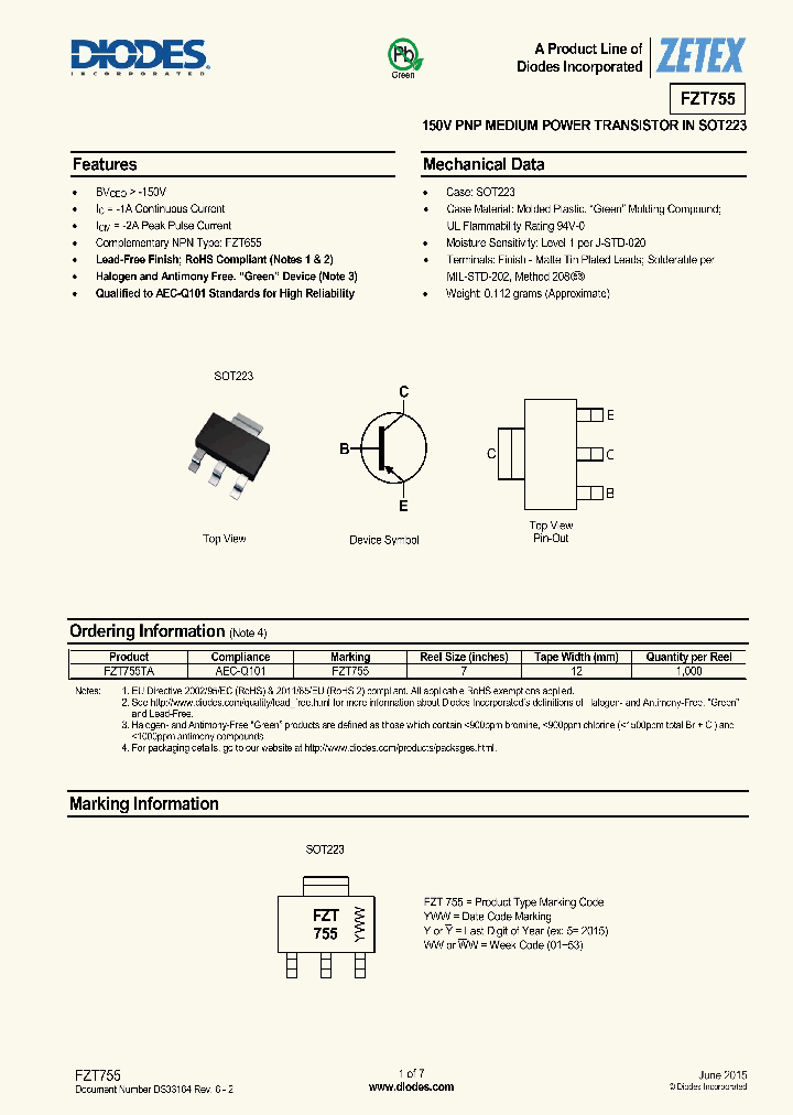 FZT755-15_8527214.PDF Datasheet