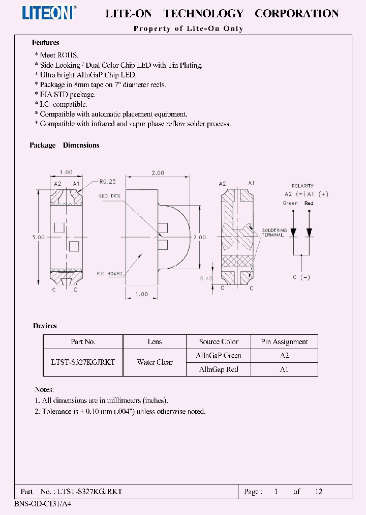 LTST-S327KGJRKT_8608637.PDF Datasheet