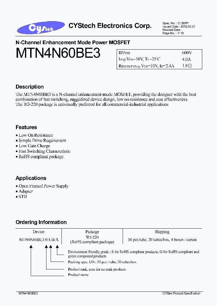 MTN4N60BE3-0-UB-X_8622017.PDF Datasheet