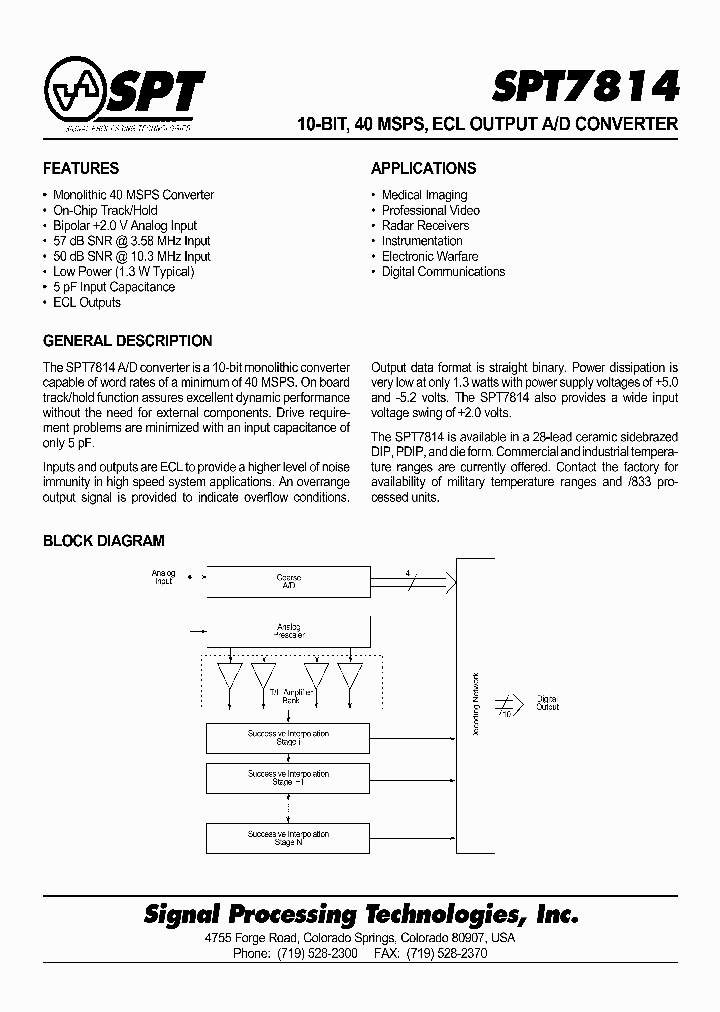 SPT7814AIJ_8634414.PDF Datasheet