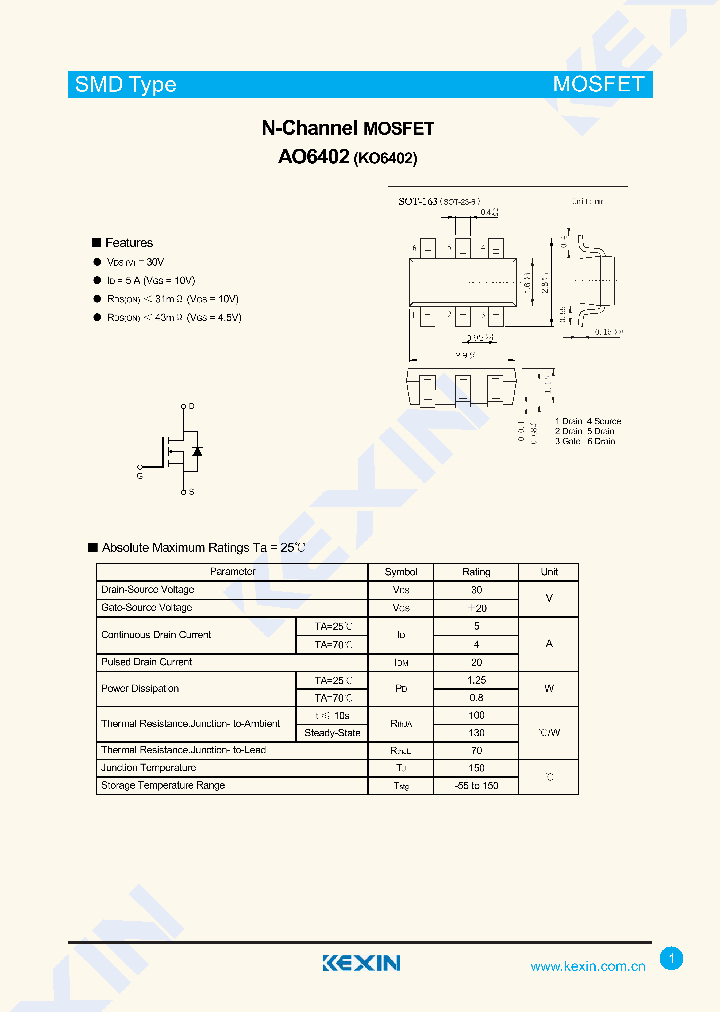 AO6402_8666650.PDF Datasheet