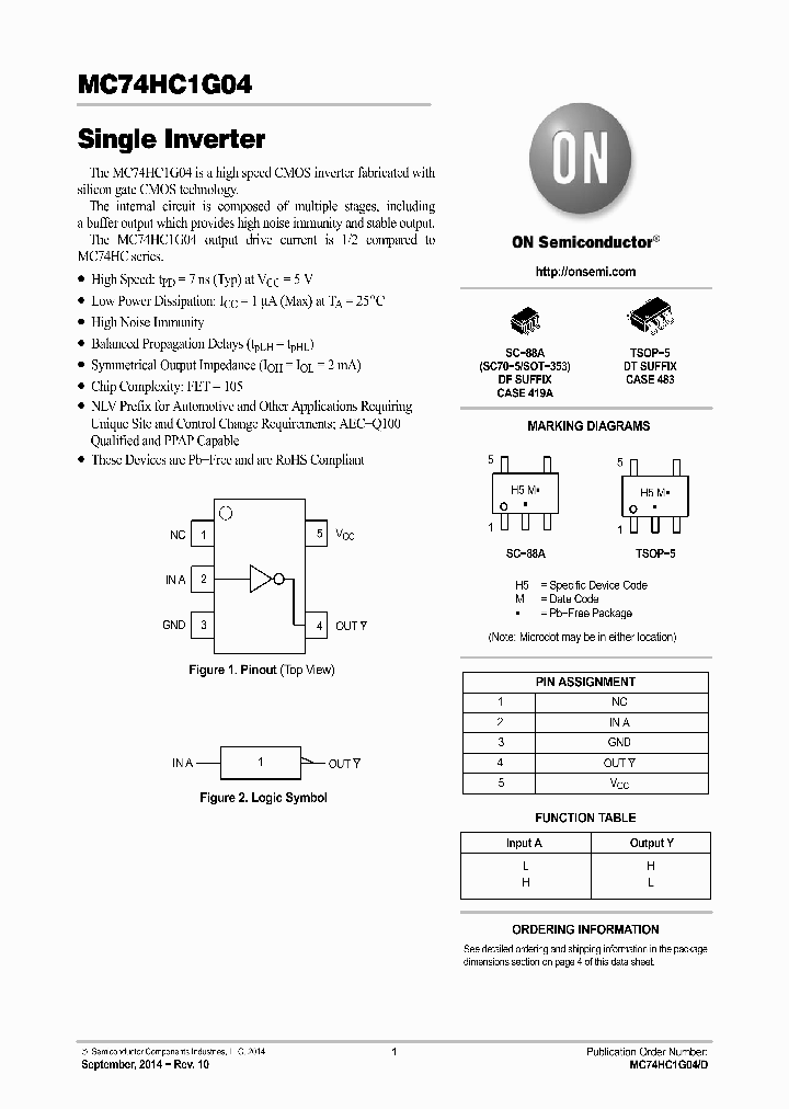 NLVHC1G04DFT1G_8669372.PDF Datasheet