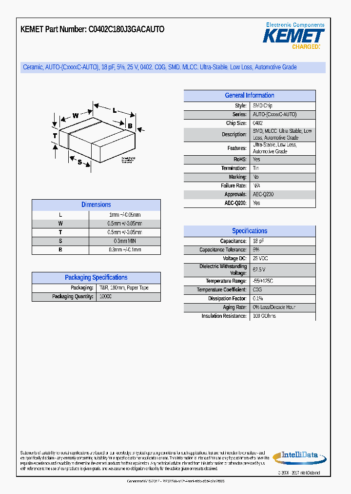 C0402C180J3GACAUTO_8820955.PDF Datasheet