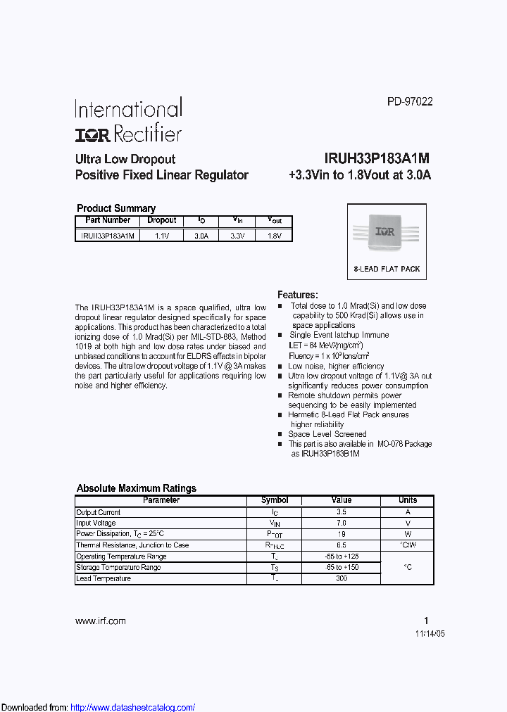 Iruh33p1a1m 701 Pdf Datasheet Download Ic On Line