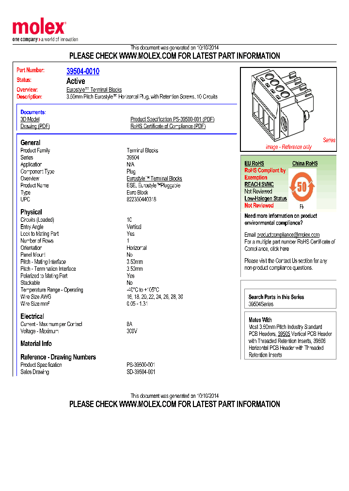 39504-0010_8878028.PDF Datasheet