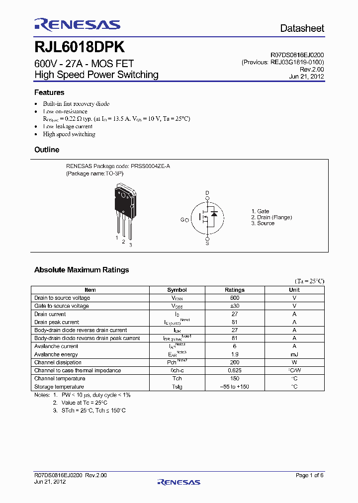 RJL6018DPK_8903988.PDF Datasheet