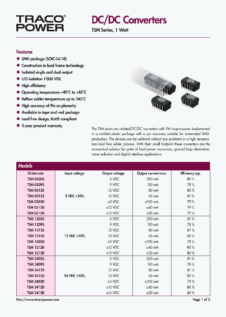 TSM DC-DC Converters