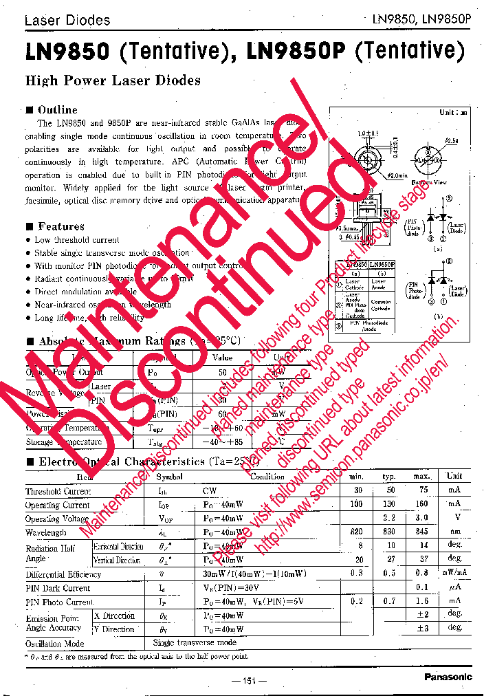 LN9850P_8918803.PDF Datasheet