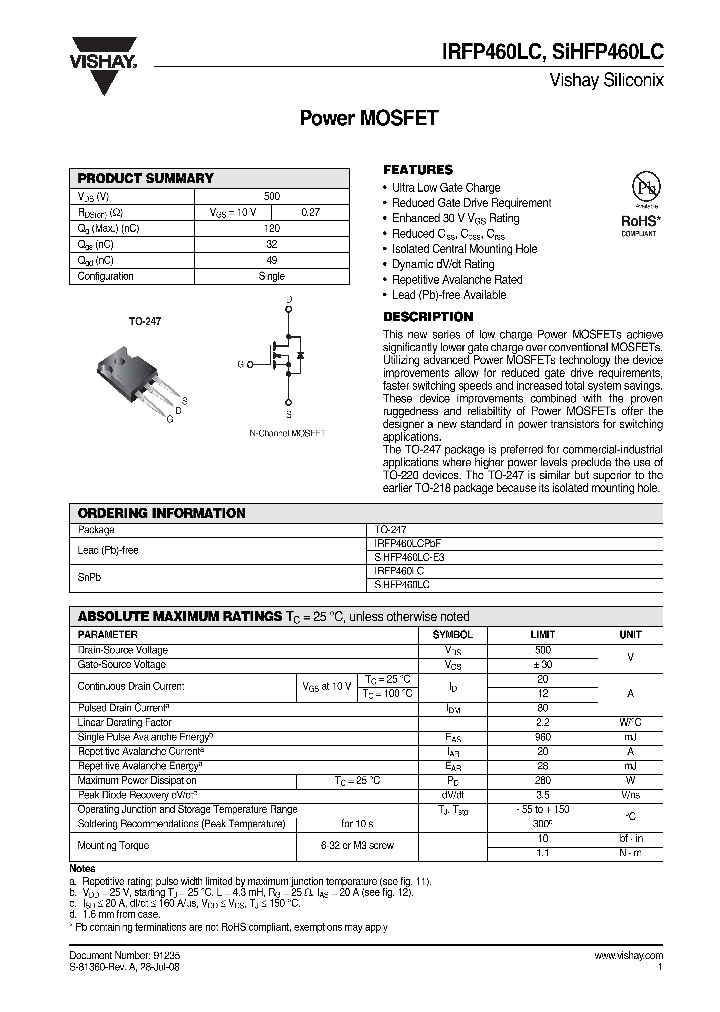 IRFP460LC_8938009.PDF Datasheet