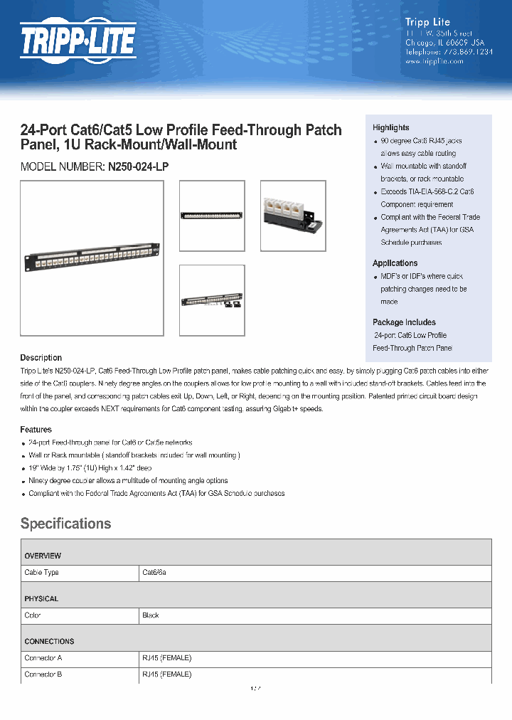 N250024LP_8953927.PDF Datasheet Download --- IC-ON-LINE