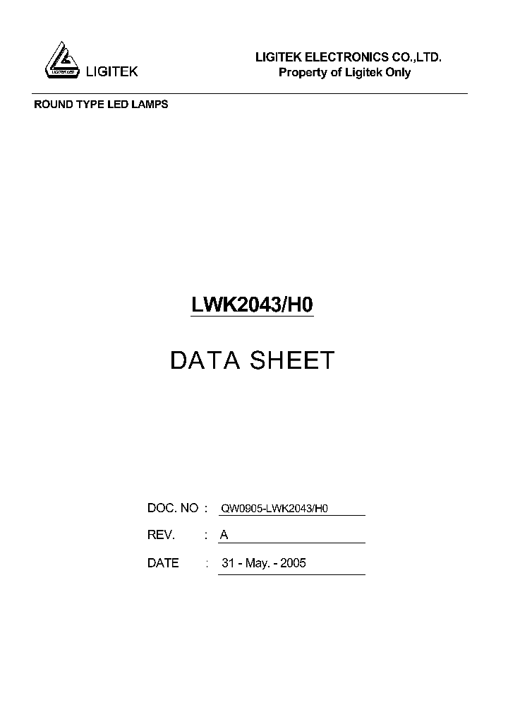 LWK2043-H0_8960674.PDF Datasheet