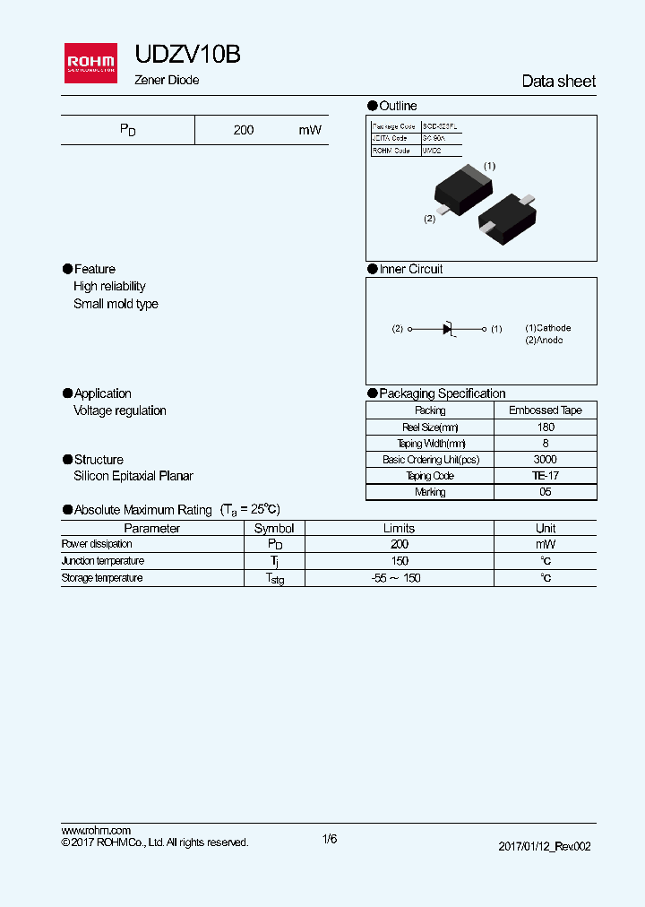 UDZV10B_8982510.PDF Datasheet