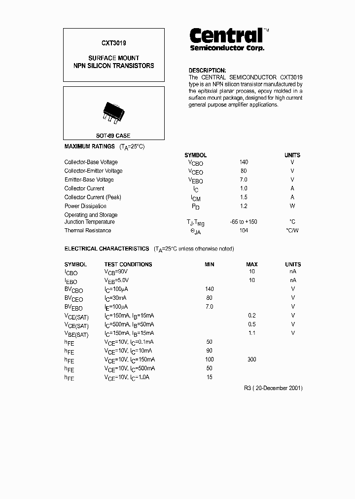 CXT3019_8989574.PDF Datasheet