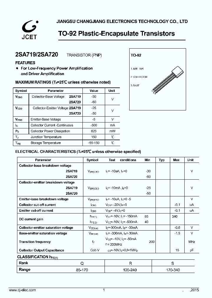 2SA719_8990706.PDF Datasheet