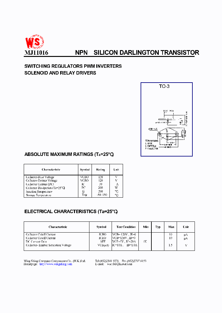 MJ11016_8993356.PDF Datasheet