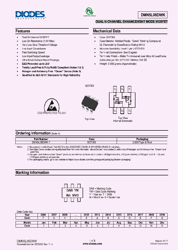 DMN5L06DWK_9036154.PDF Datasheet