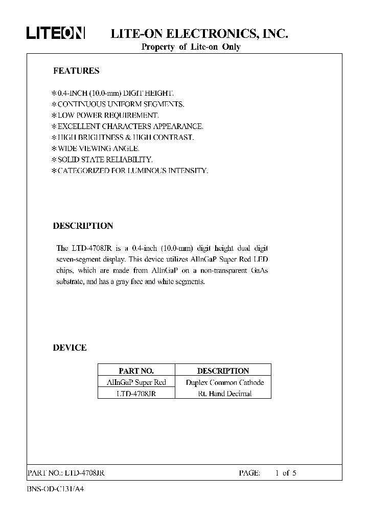 LTD-4708JR_9037223.PDF Datasheet